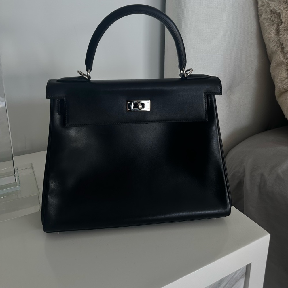 Hermes Kelly black authentic